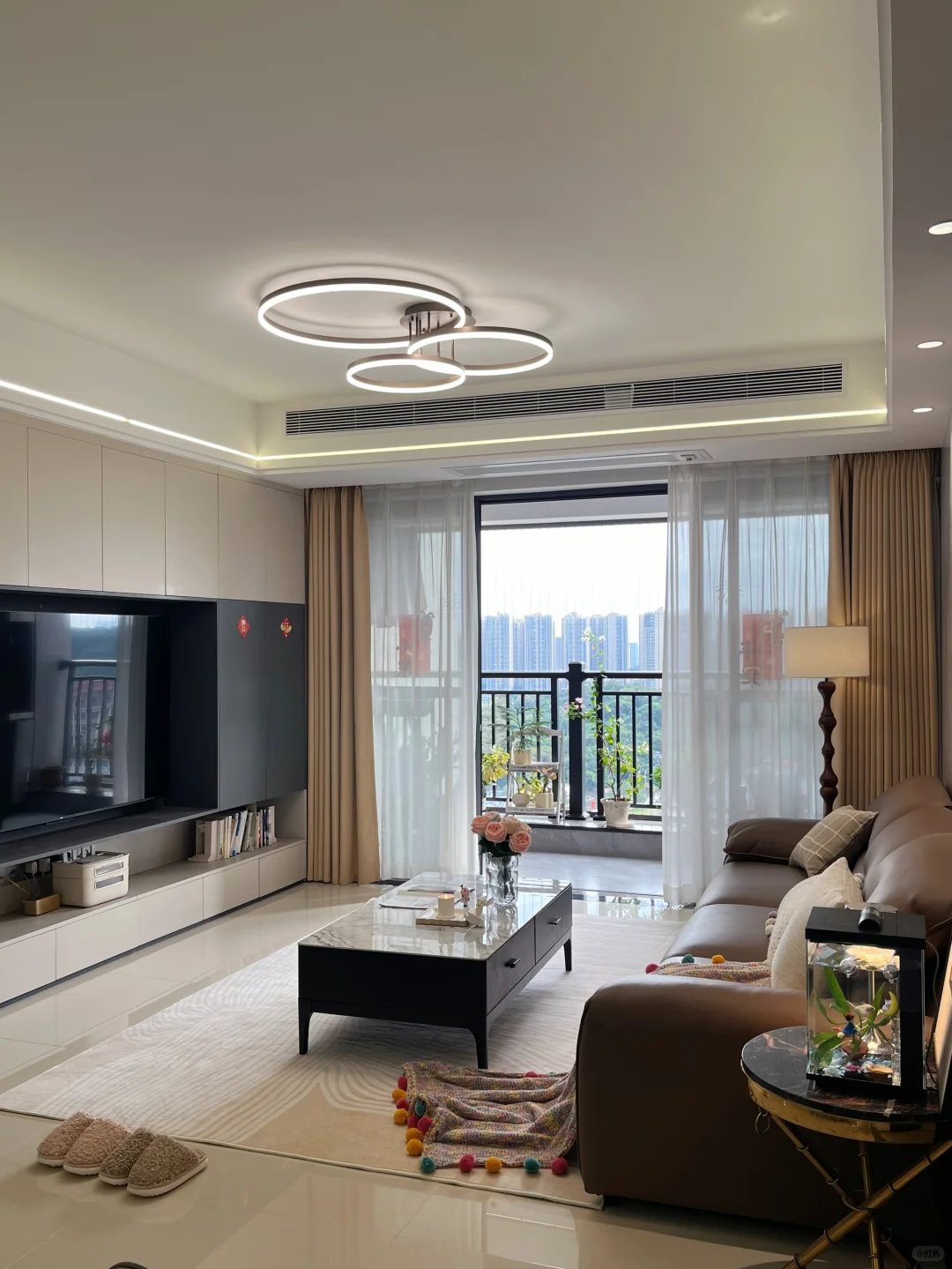 买不起大房子，有个120平温馨小家也不错～