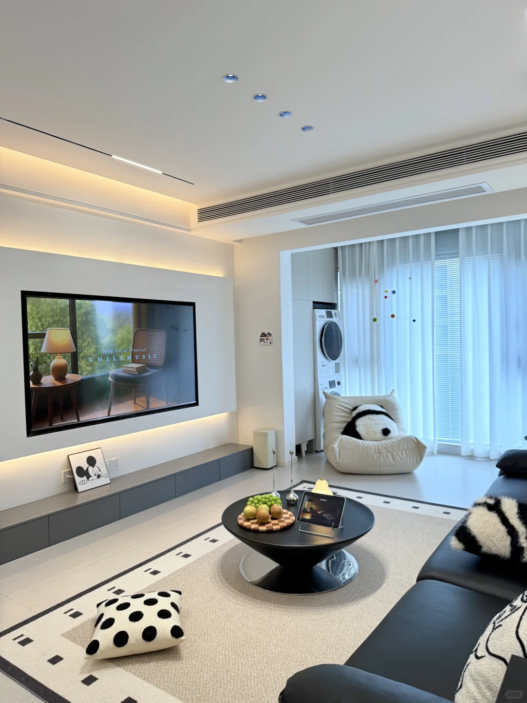 14万，120平，高级感是无主灯给的，附尺寸