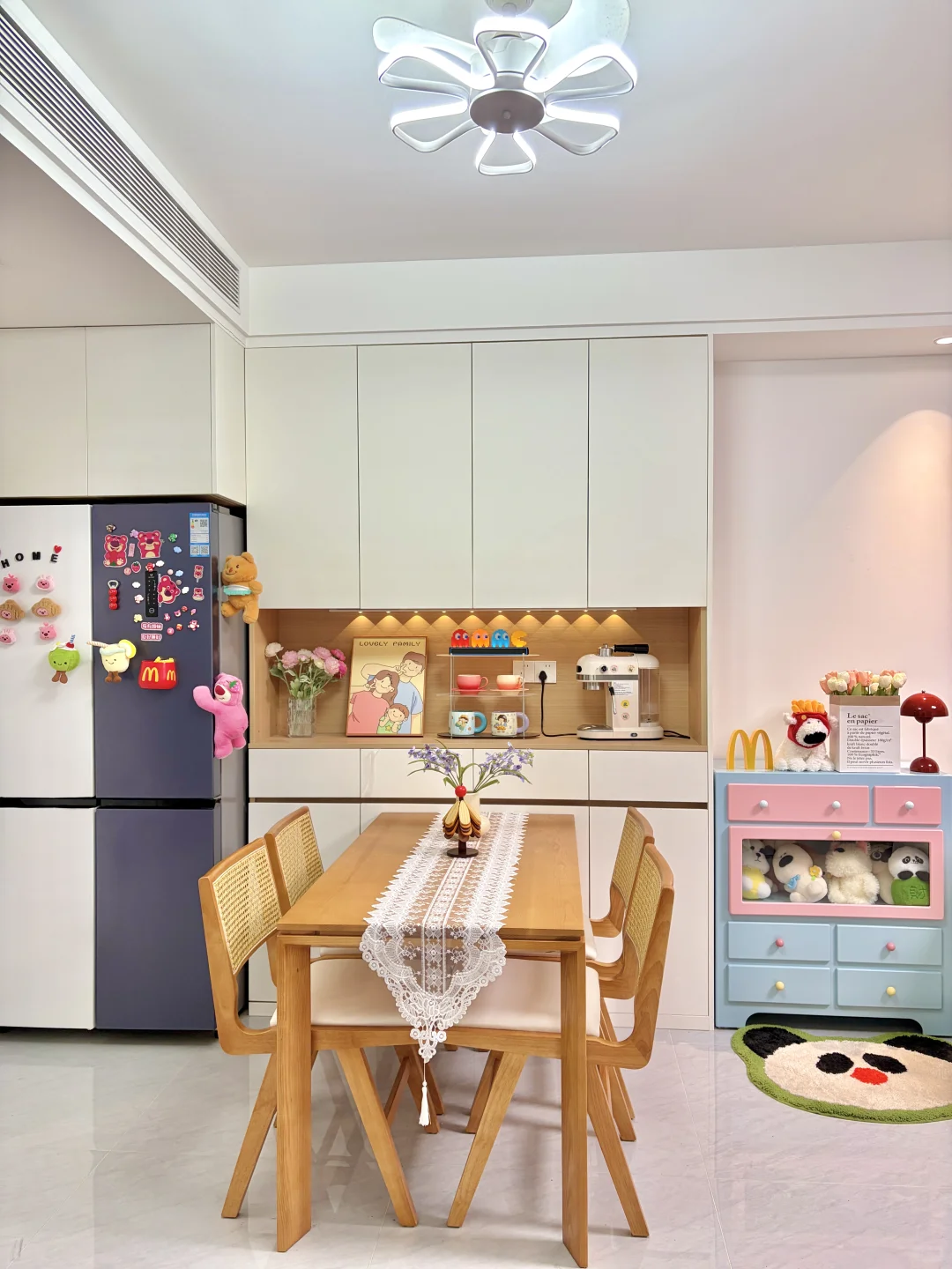 普通人的家干干净净就好啦💕