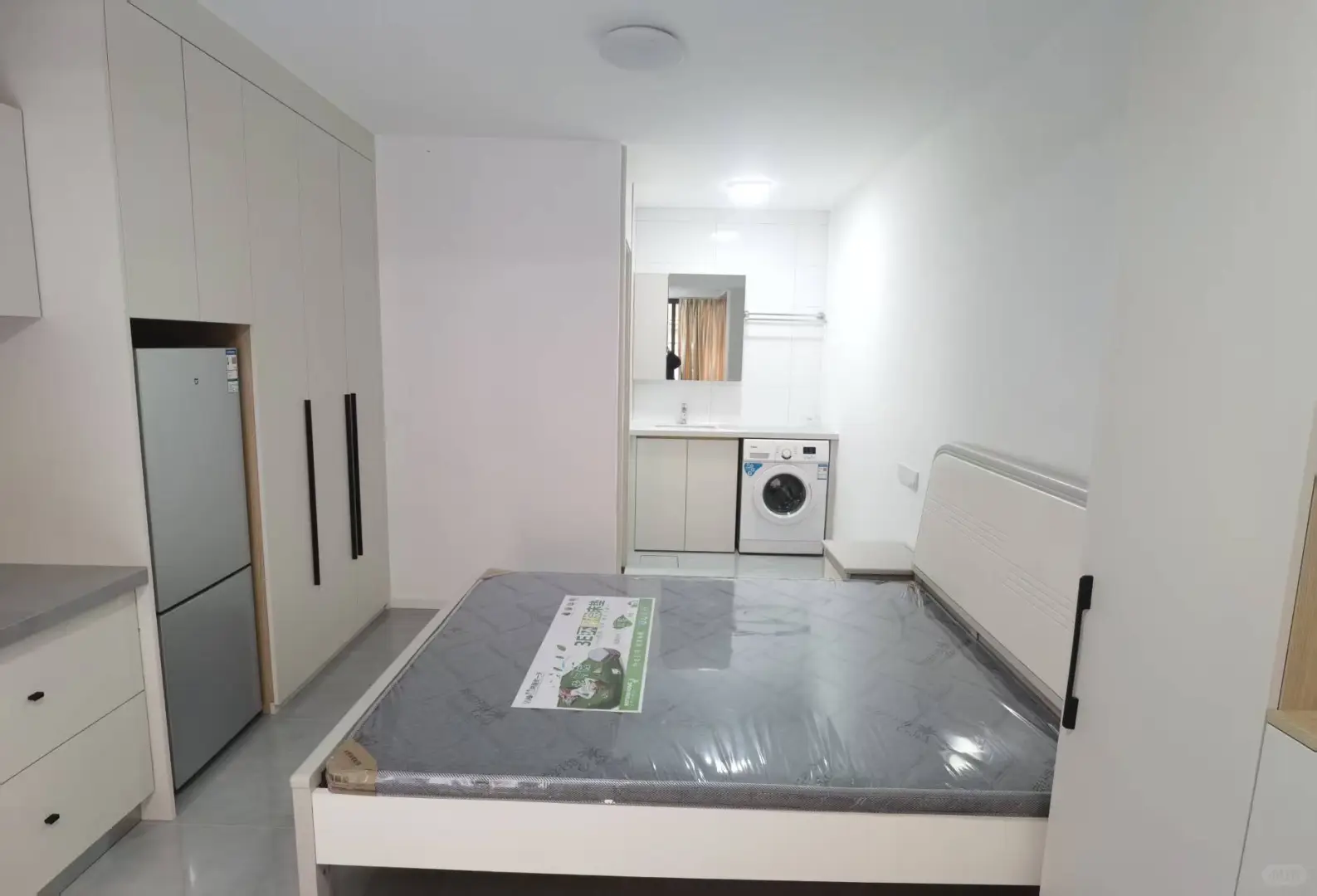 北仑单身房出租，全新装修，全新电器～