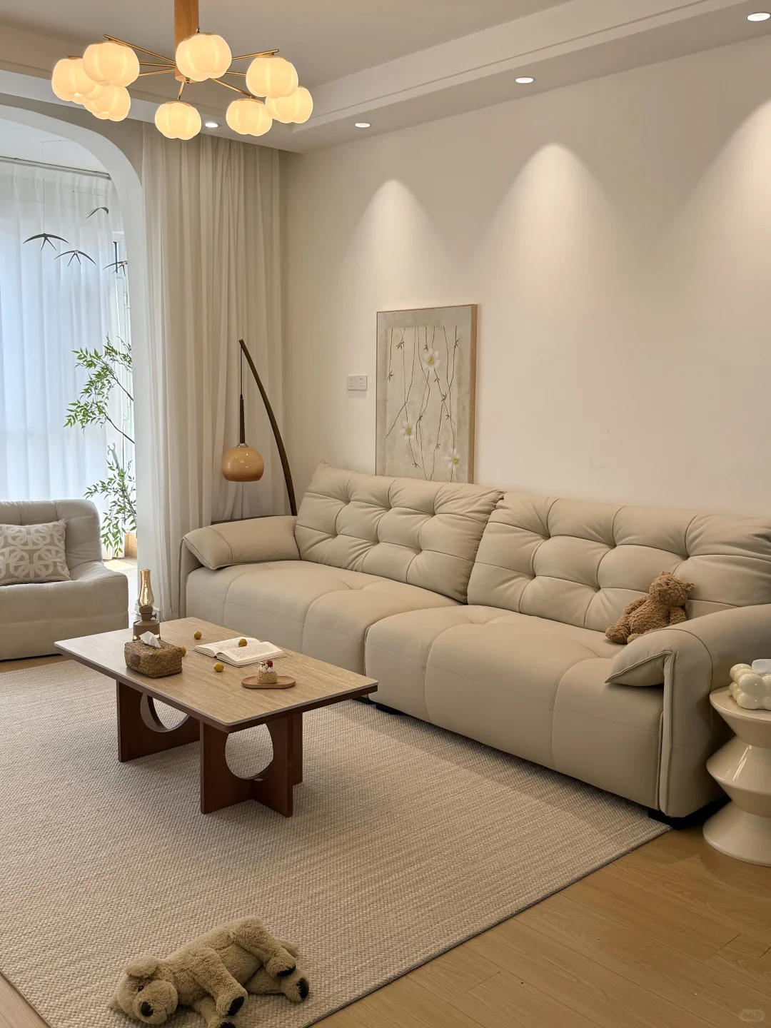 98㎡小户型，大象耳朵沙发成功上岸！