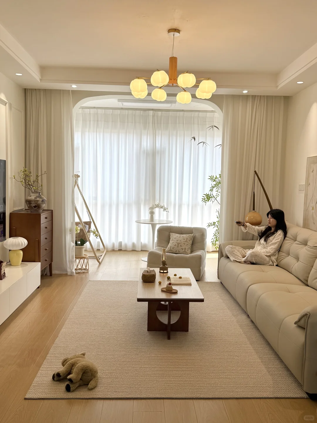 98㎡小户型，大象耳朵沙发成功上岸！