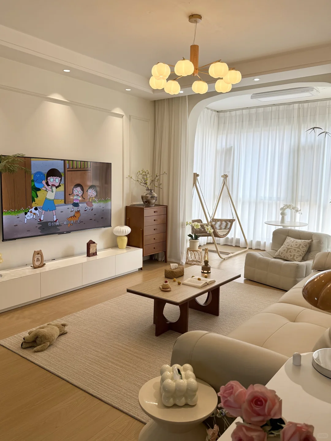 98㎡小户型，大象耳朵沙发成功上岸！