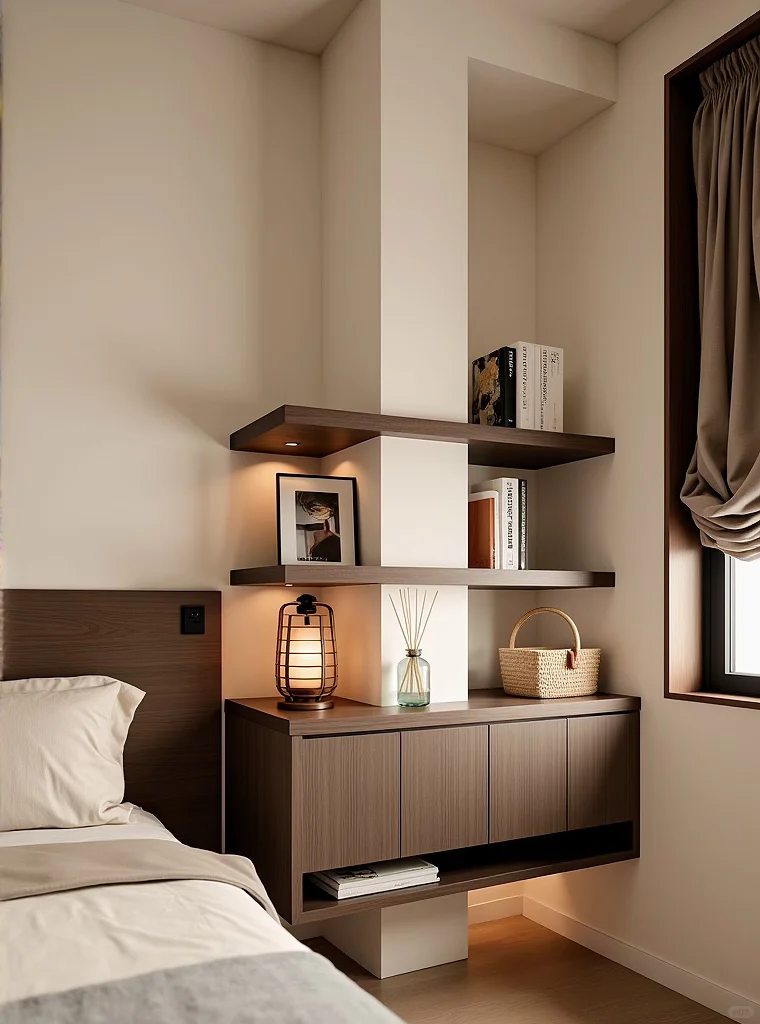 书房客厅直通？胡桃隔断巧划空间，美翻啦！🏠