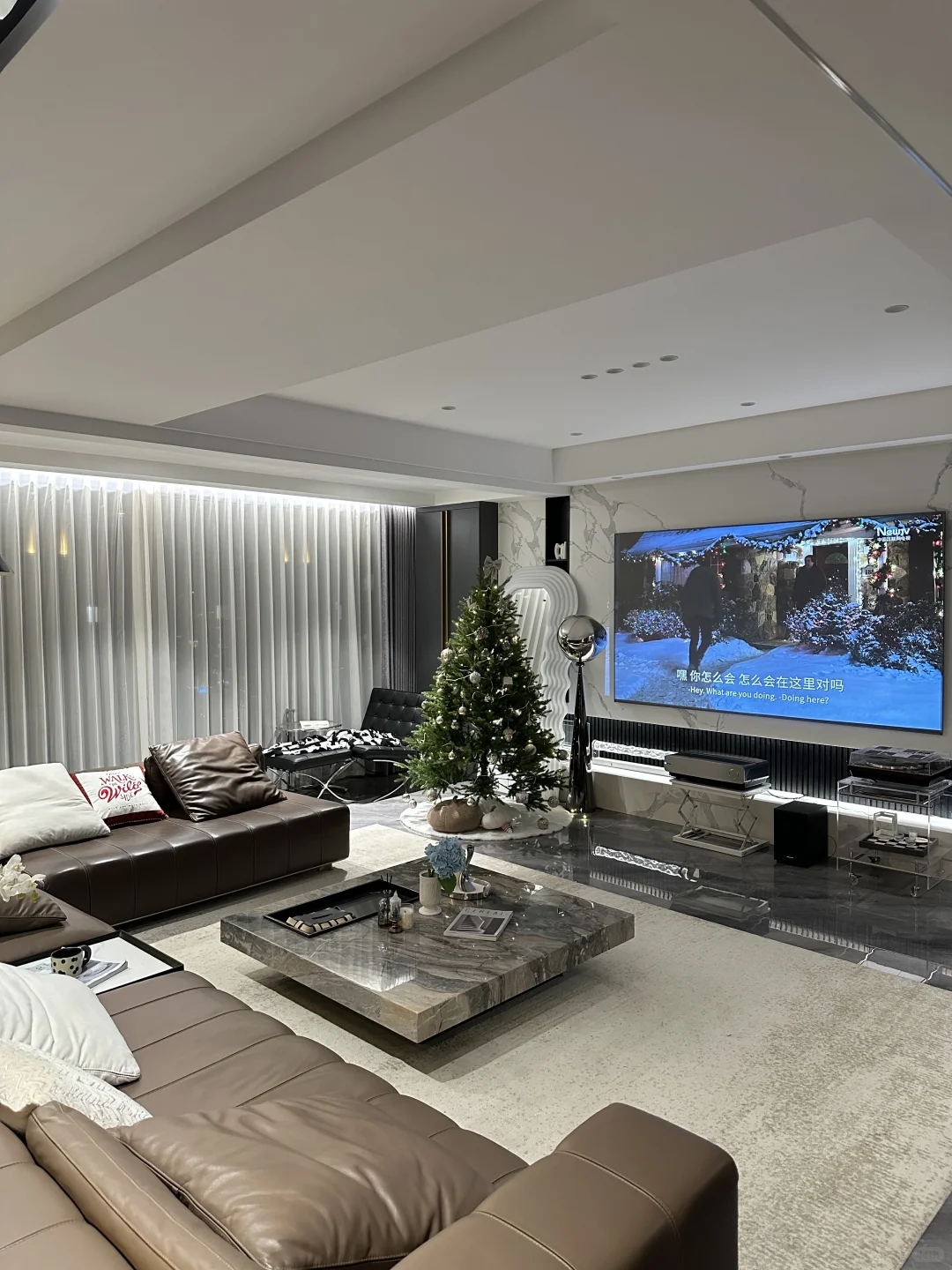 我的113㎡小家已经准备好迎接圣诞节啦