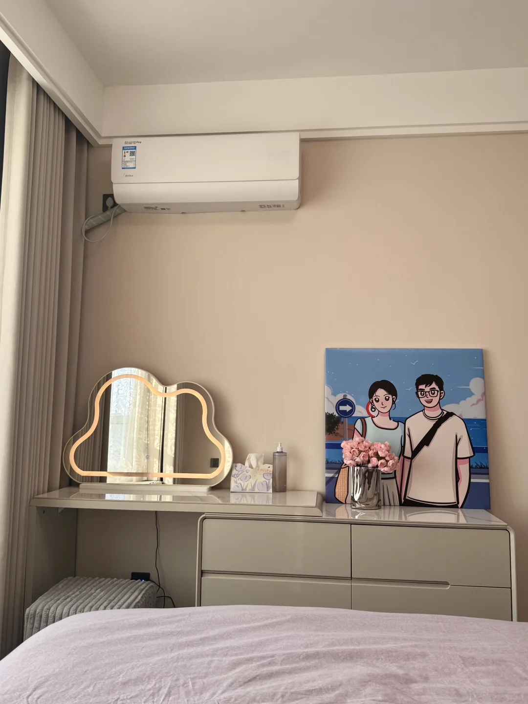 我的飘窗真的太有氛围感了🛏️