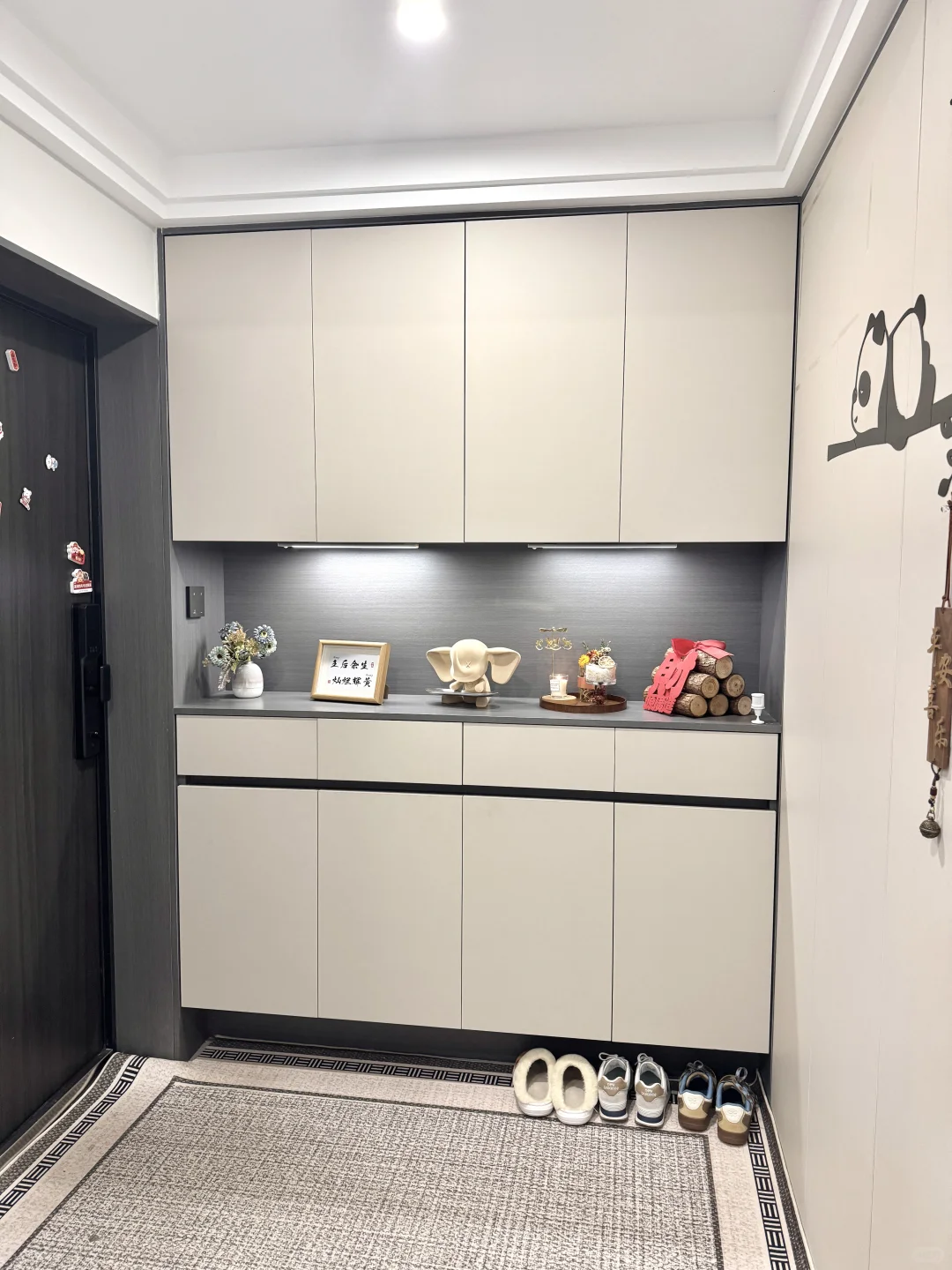 入户玄关布置|收纳+招财都拿捏住了~