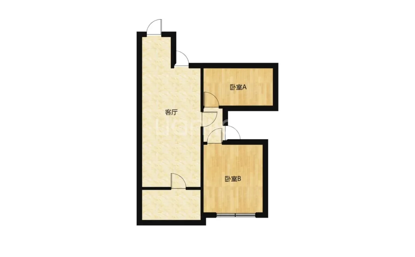 租房50观山瑞苑2房65平电梯罗湖布心次新房