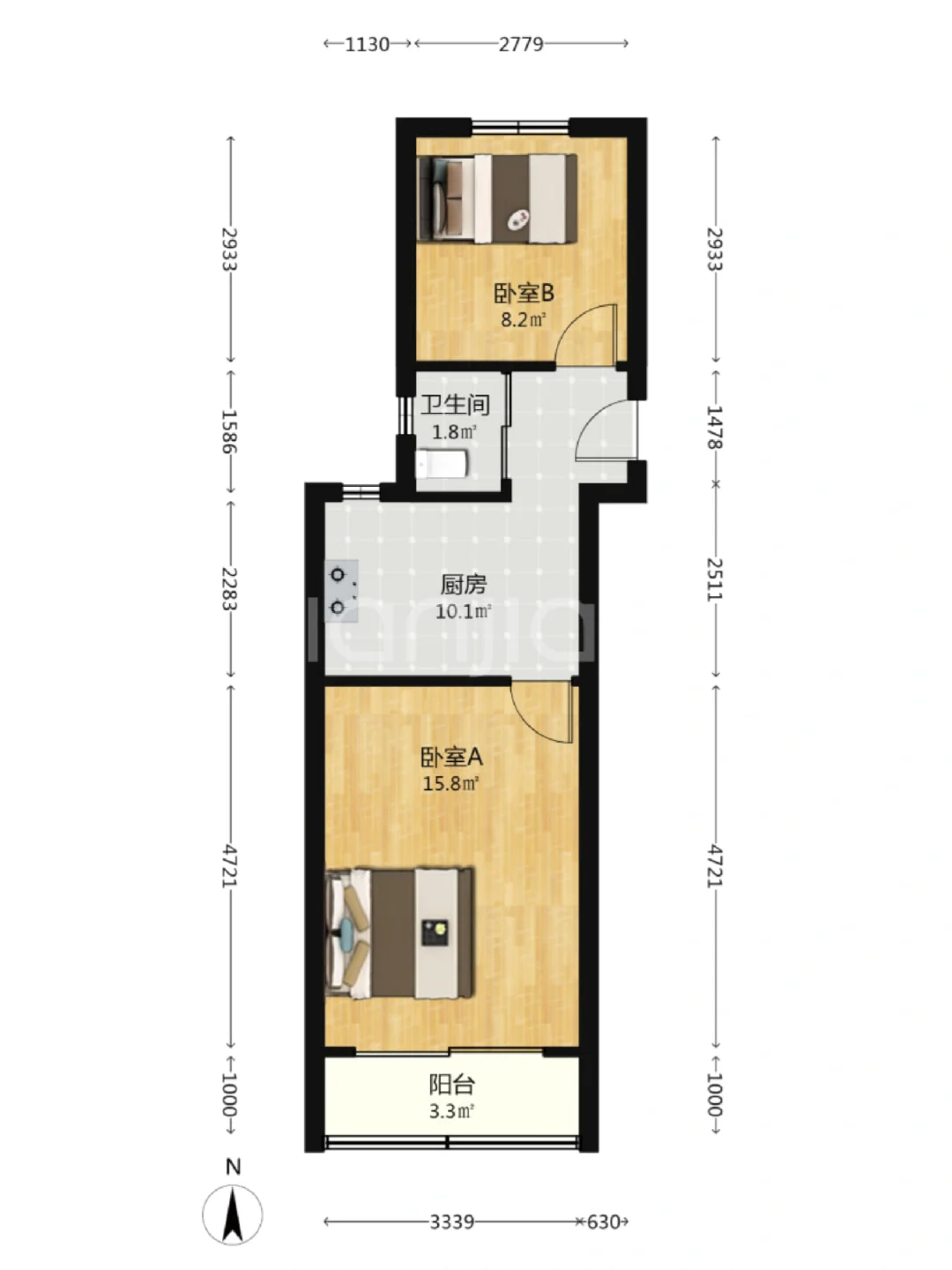 刚面谈过，198万谈到140万，杨浦49平小两房