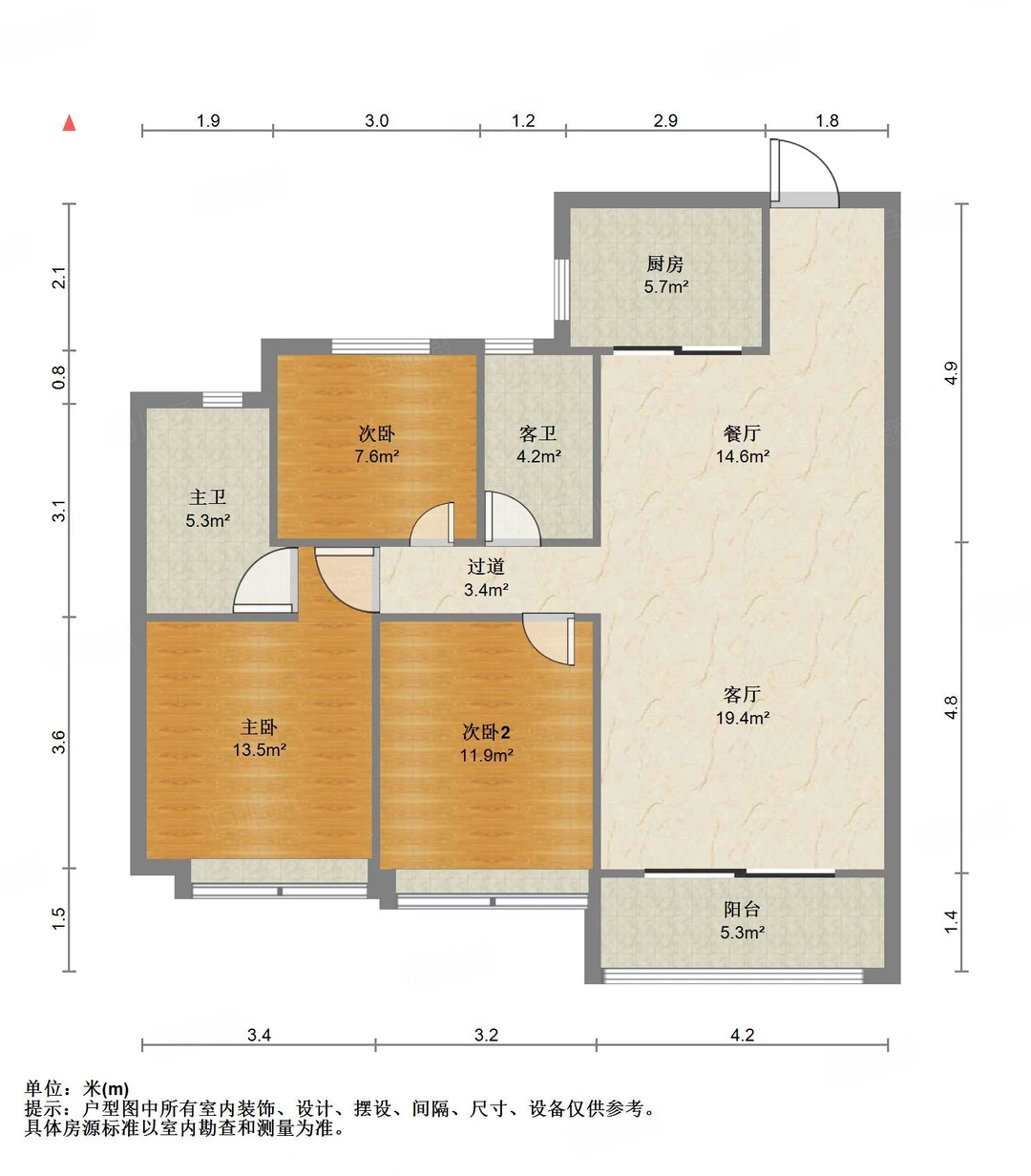 CBD华润，次新房一天未住，单价20000