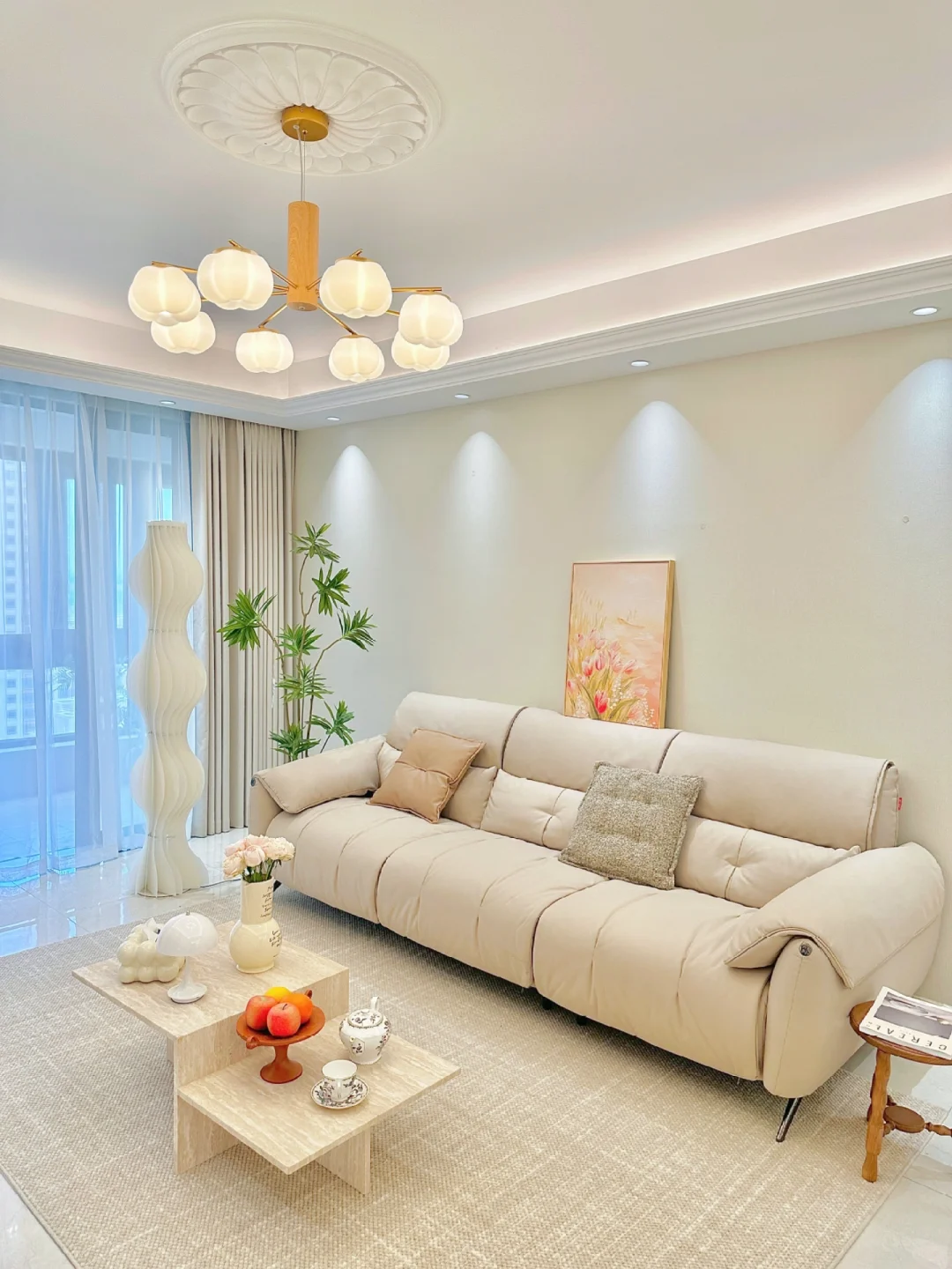 幸亏没听劝，装修选择了简约奶油风❗