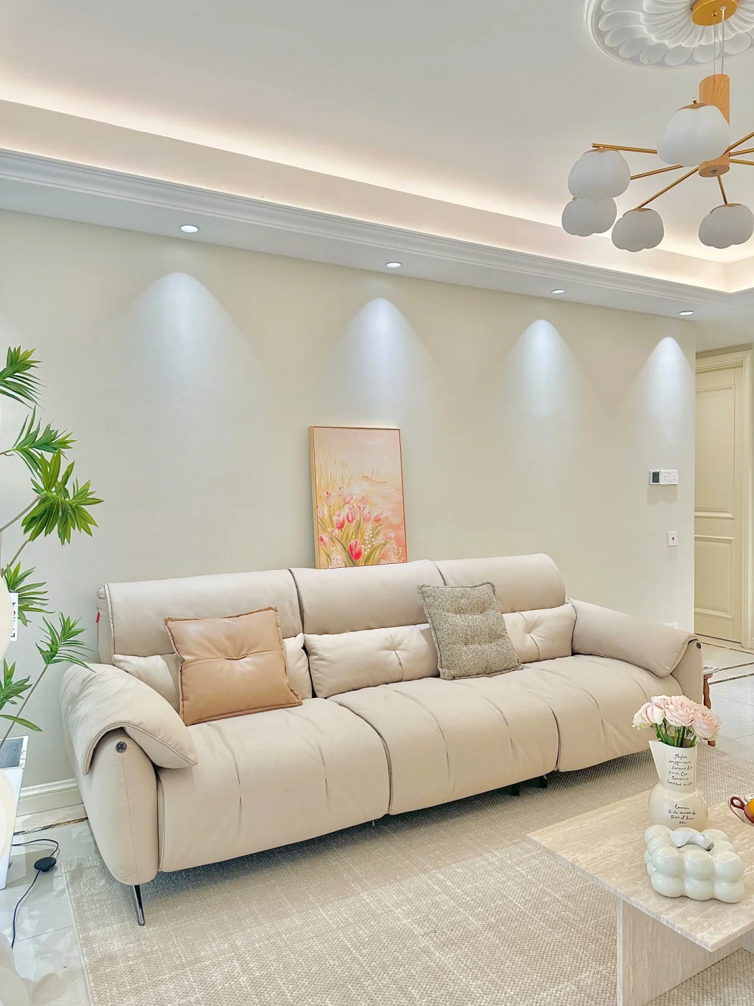 幸亏没听劝，装修选择了简约奶油风❗