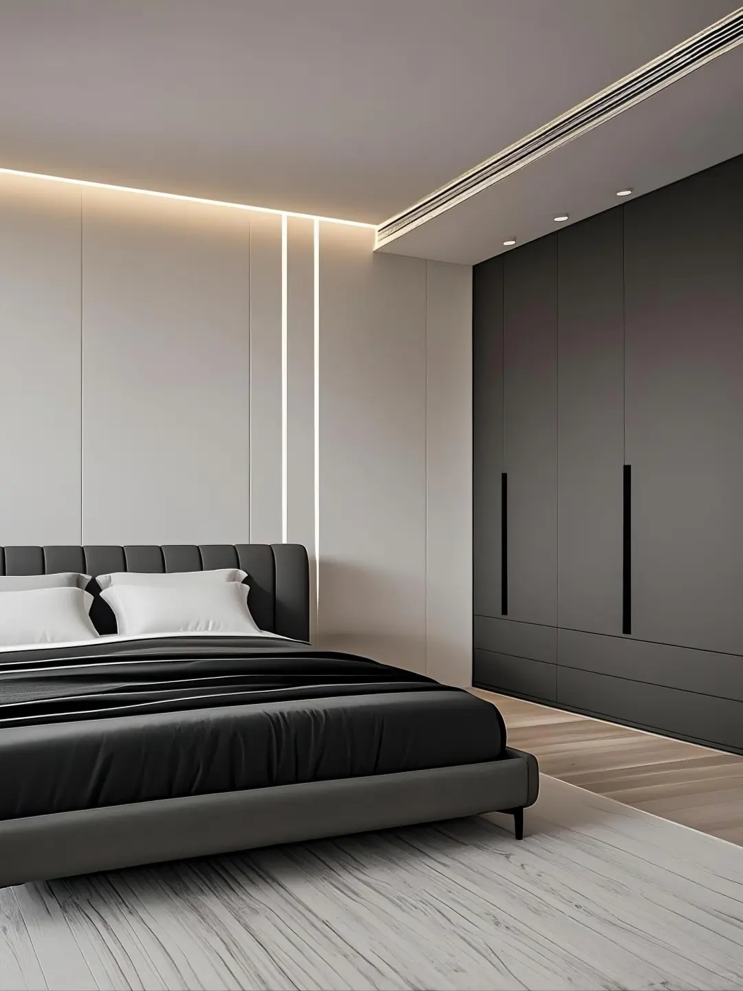 23w落地140㎡意式极简硬装！高级感直接拉满