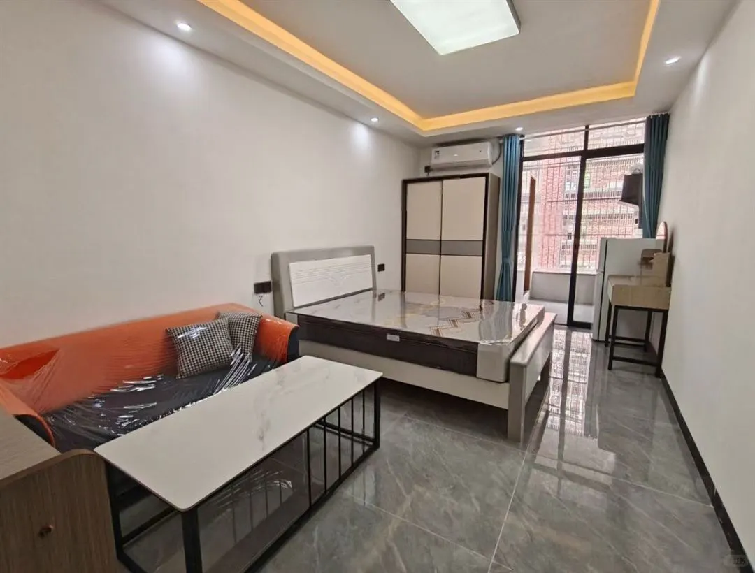 新房出租 可月付可短租开心广场 后坛现代精装修风格 光线好