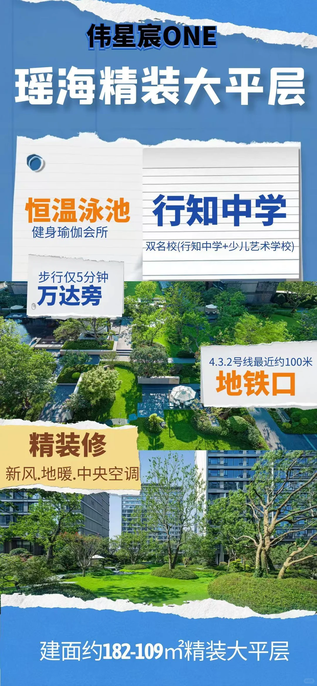 分享合肥新房瑶海推荐伟星宸ONE咨询领折扣