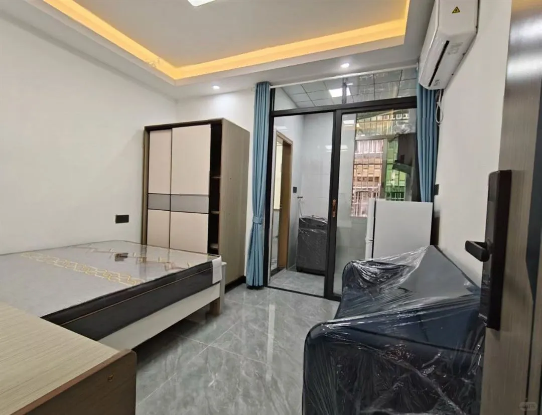 新房出租 可月付可短租开心广场 后坛现代精装修风格 光线好