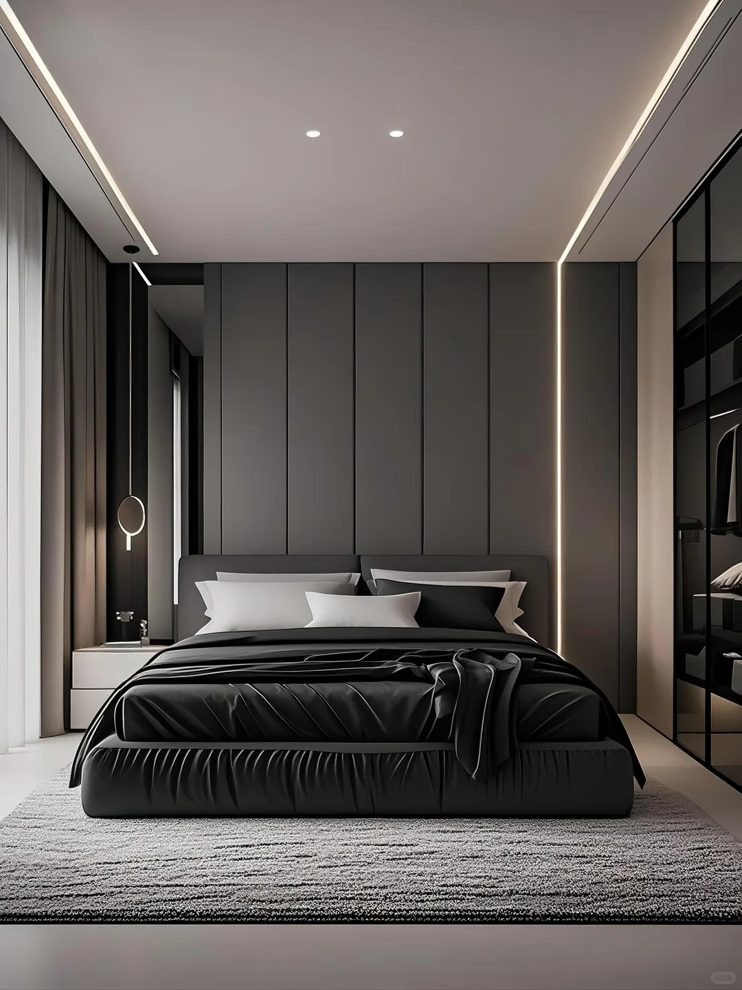 23w落地140㎡意式极简硬装！高级感直接拉满