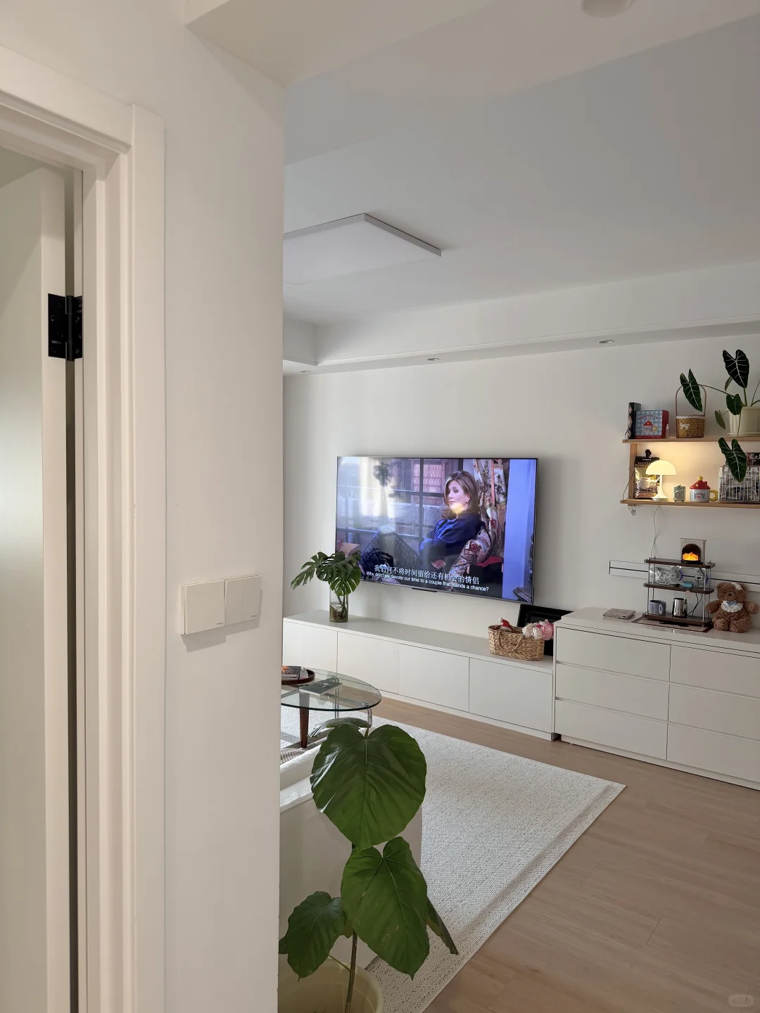 78m²｜小户型装修还得是吸顶灯啊！