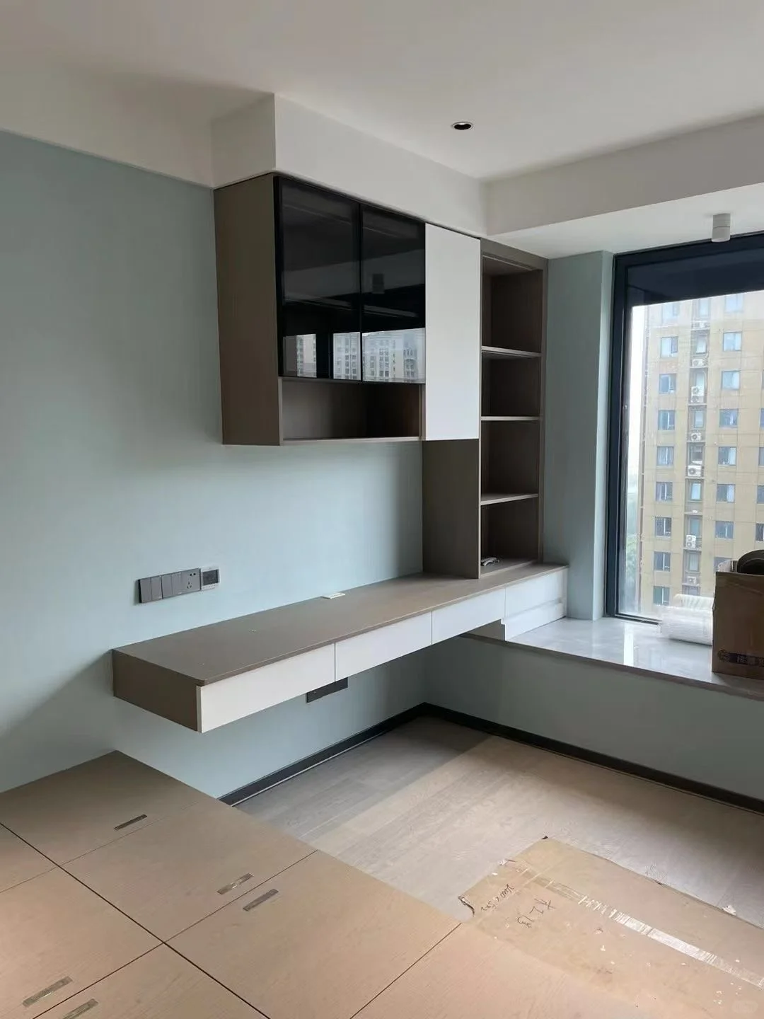 新房无缝墙布完工实拍✨