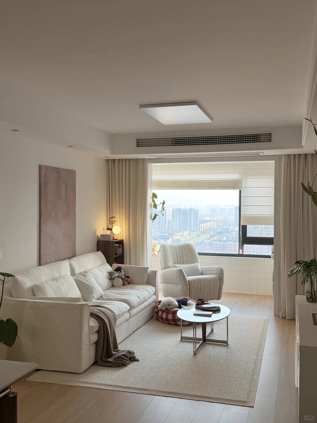 78m²｜小户型装修还得是吸顶灯啊！