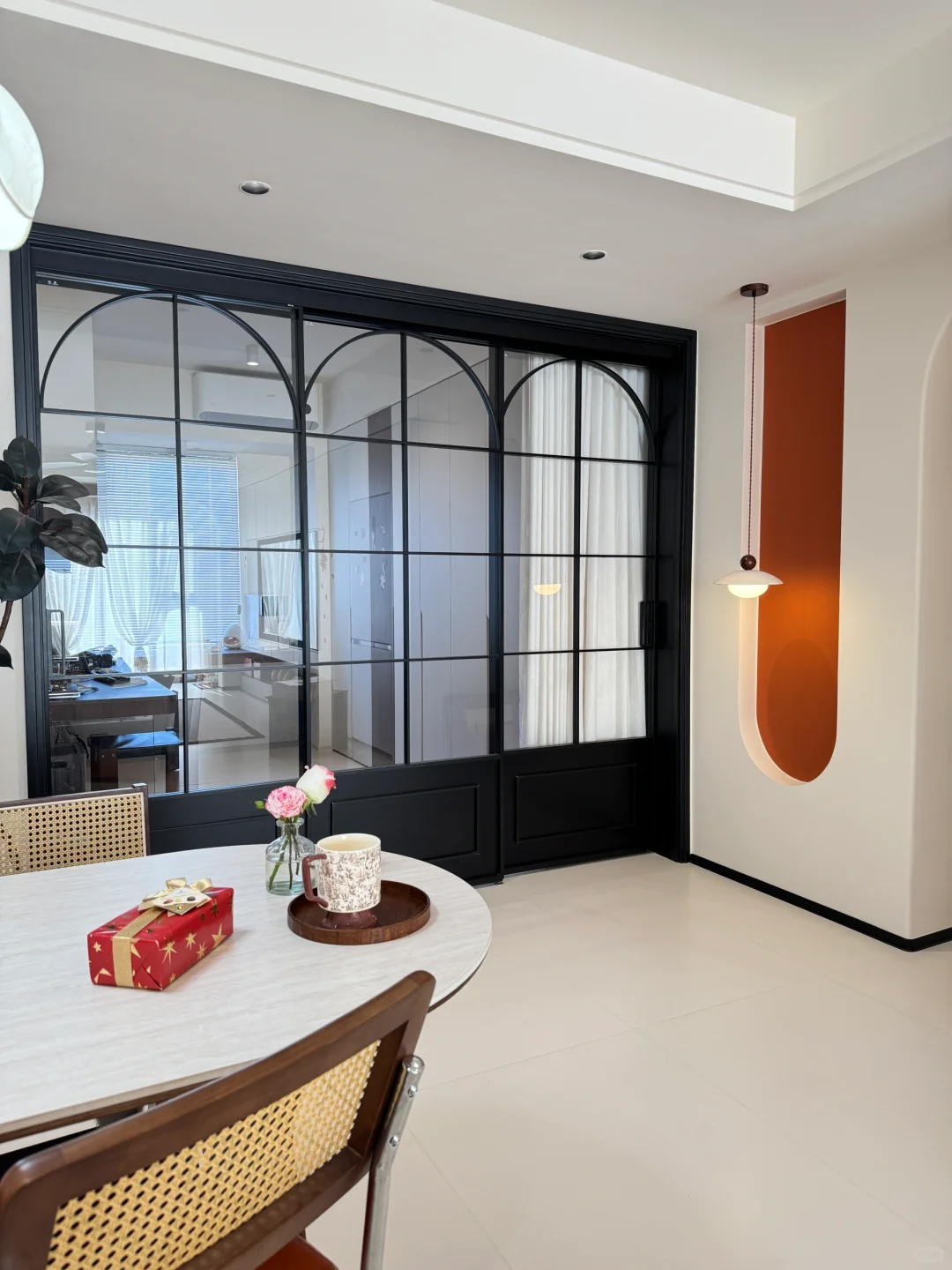 装修风格千千万 奶油中古坠好看⚪️🟤⚫️