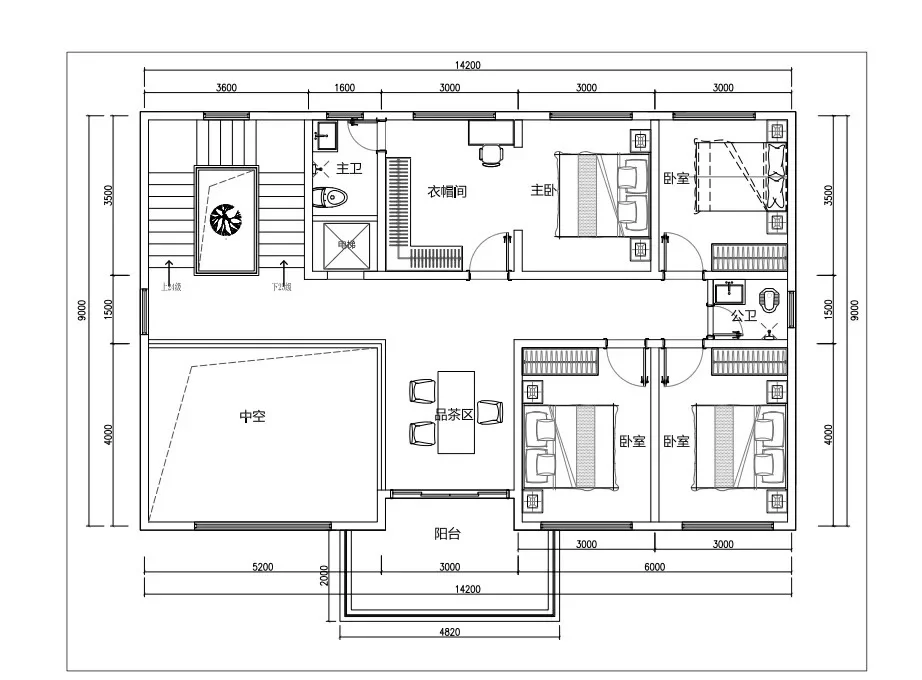 今天分享3套三开间现代别墅！