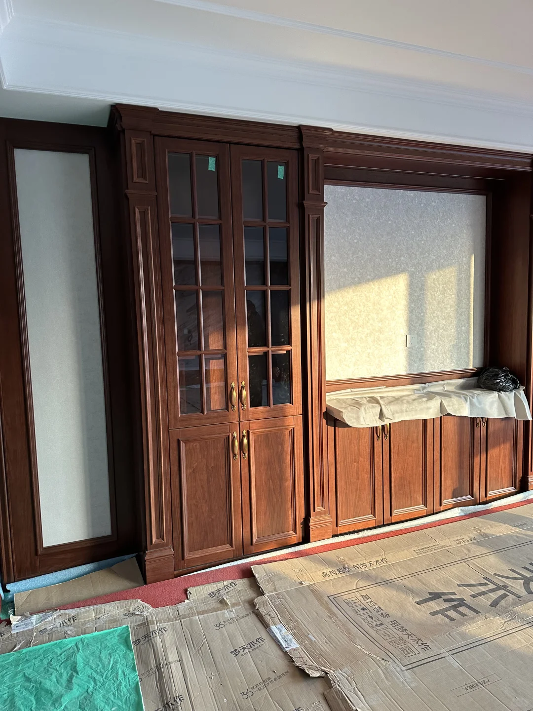 美式实木柜的质感谁懂啊❗️❗️