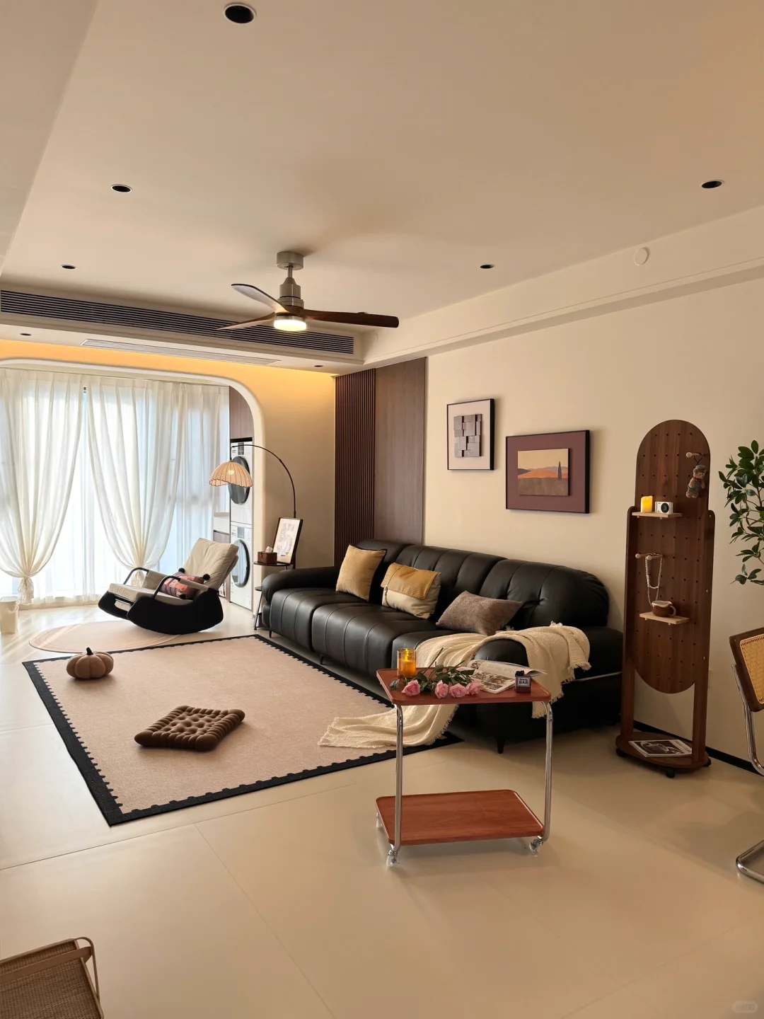 装修风格千千万 奶油中古坠好看⚪️🟤⚫️