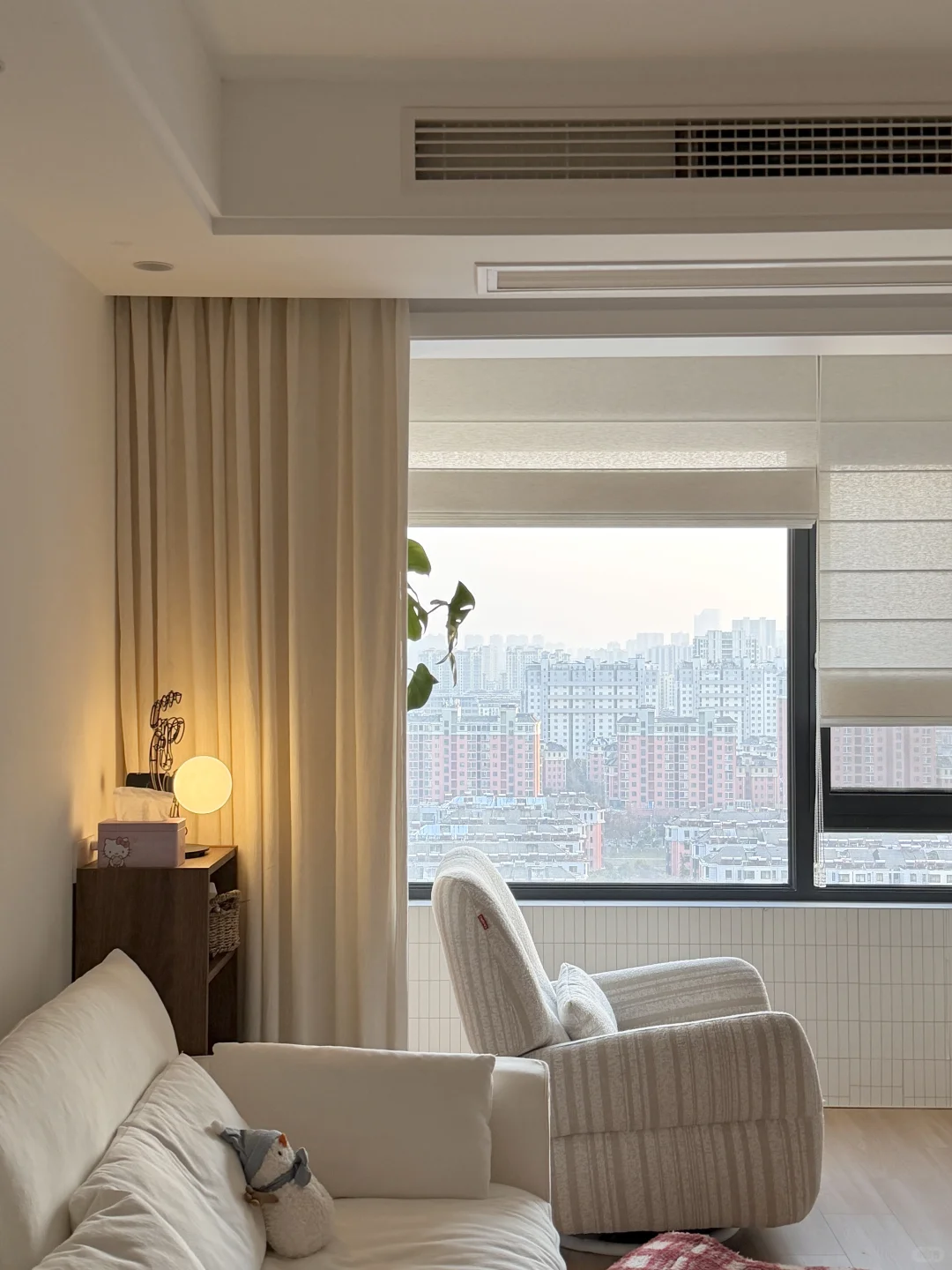 78m²｜小户型装修还得是吸顶灯啊！