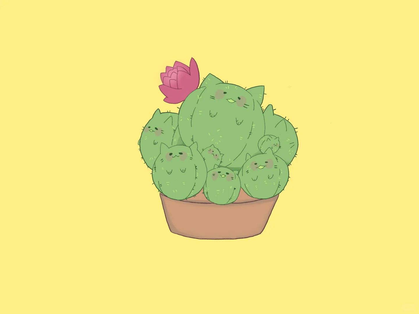 今天的画被朋友拿去当壁纸了