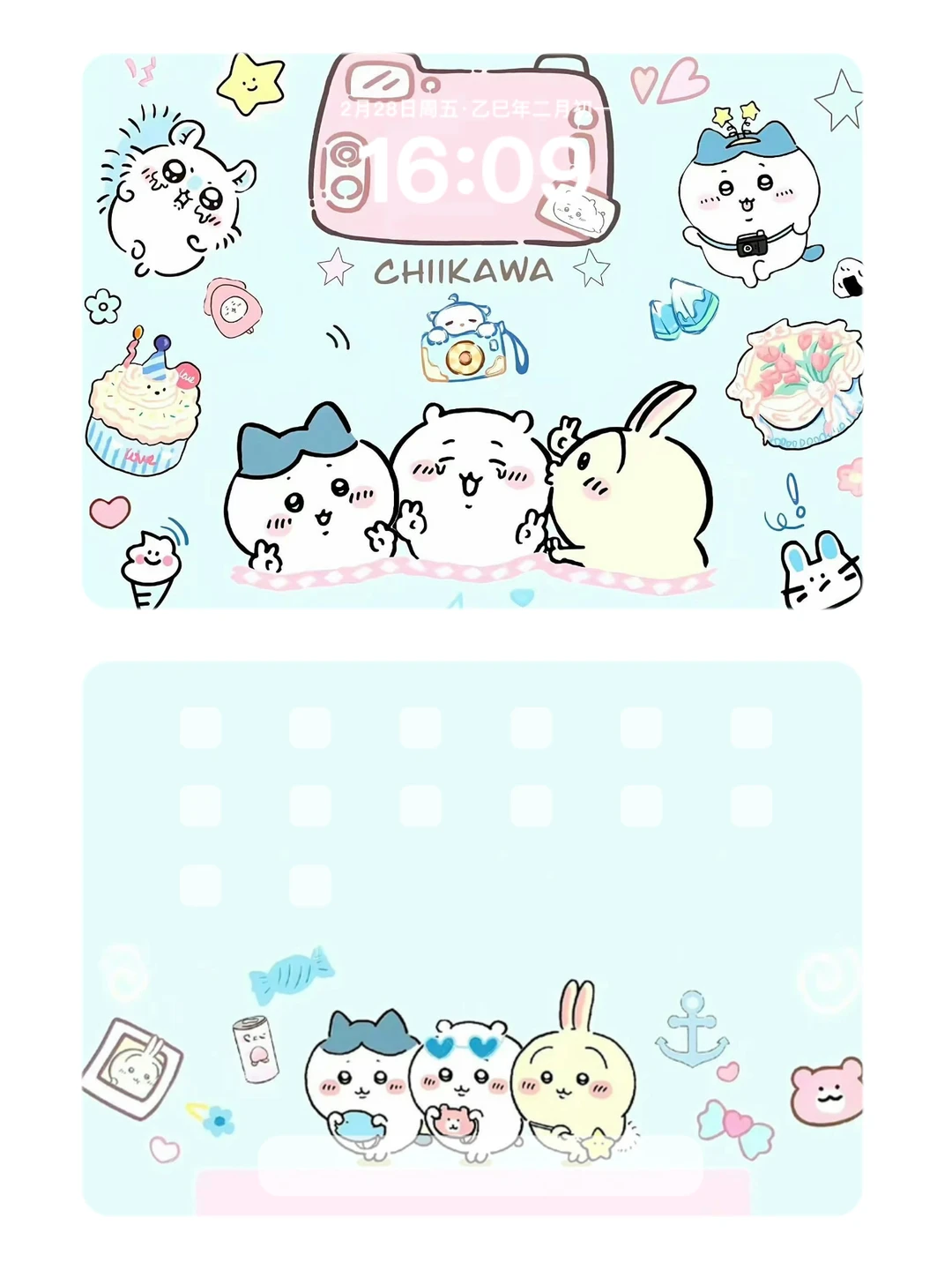 一期可爱 iPad壁纸套图˶ᵒ ᵕ ˂