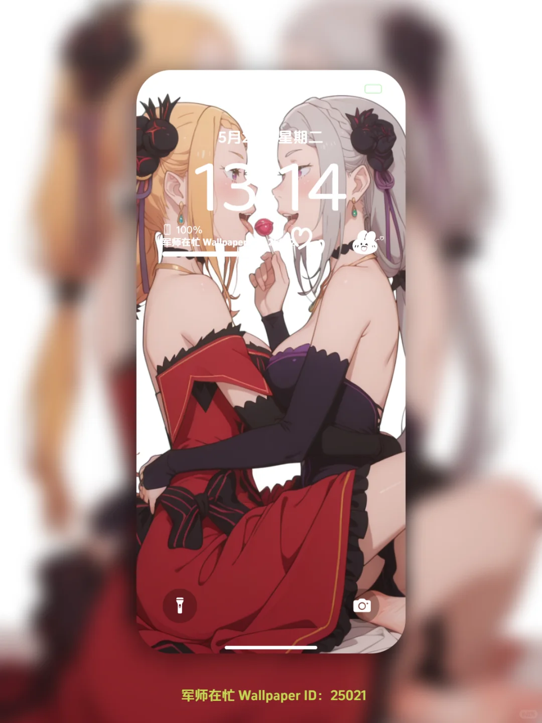 今日壁纸主题：这是我定制的百合 编号25021