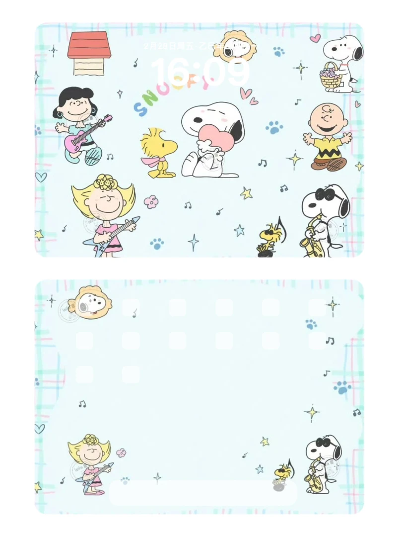 一期可爱 iPad壁纸套图˶ᵒ ᵕ ˂