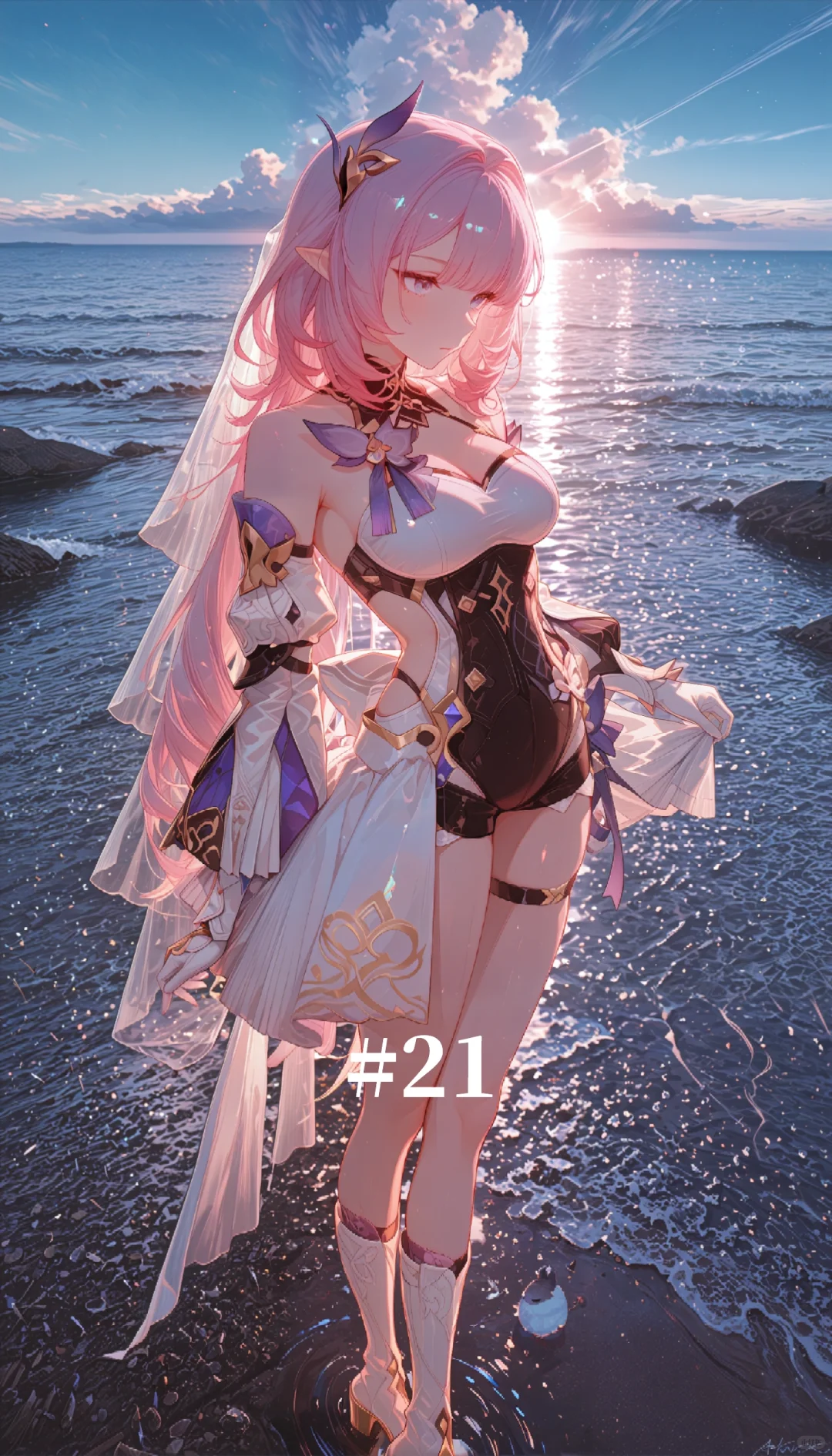 #21|爱莉希雅|二次元壁纸|美少女