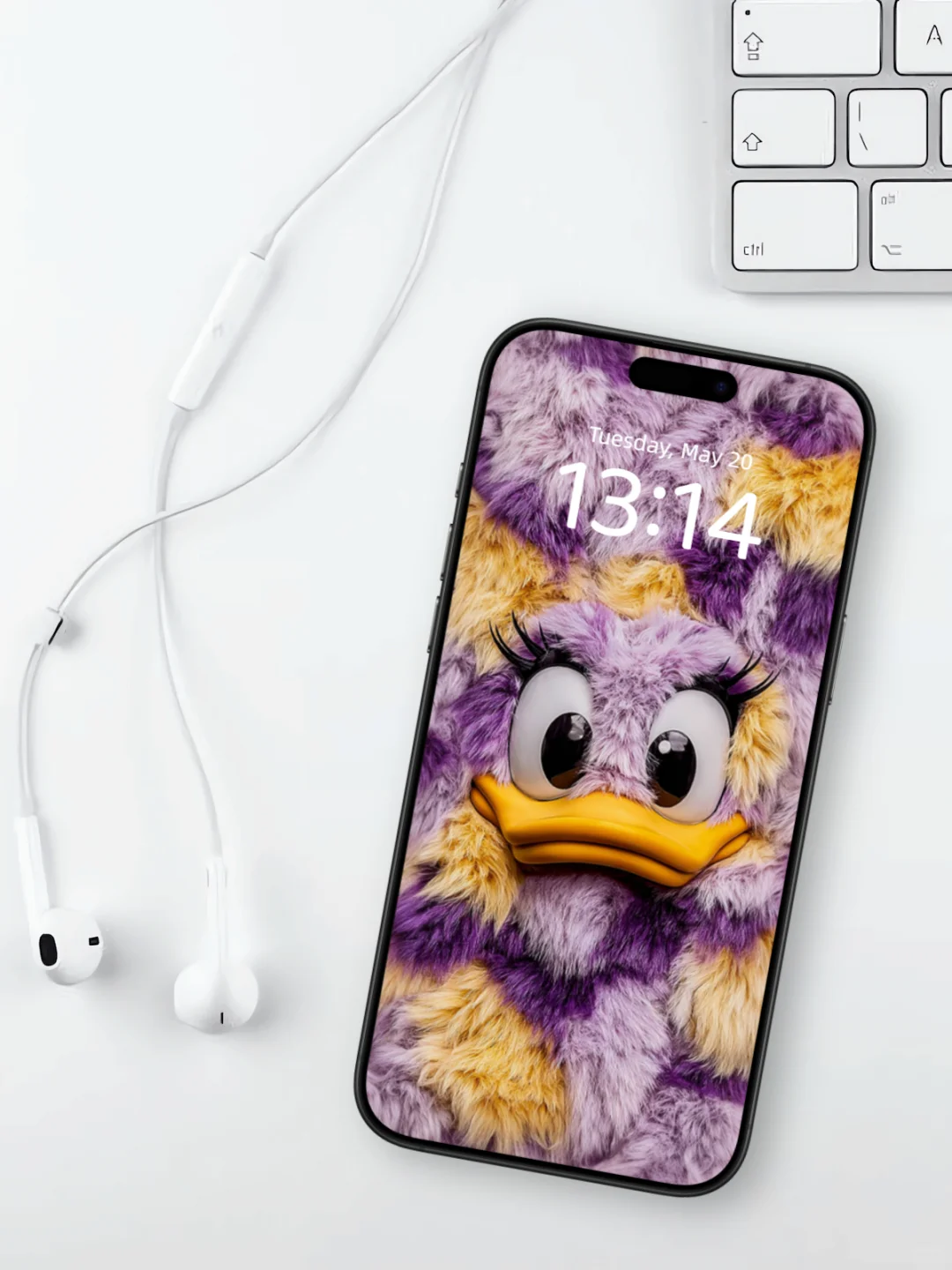 毛绒壁纸 l 甜美小鸭