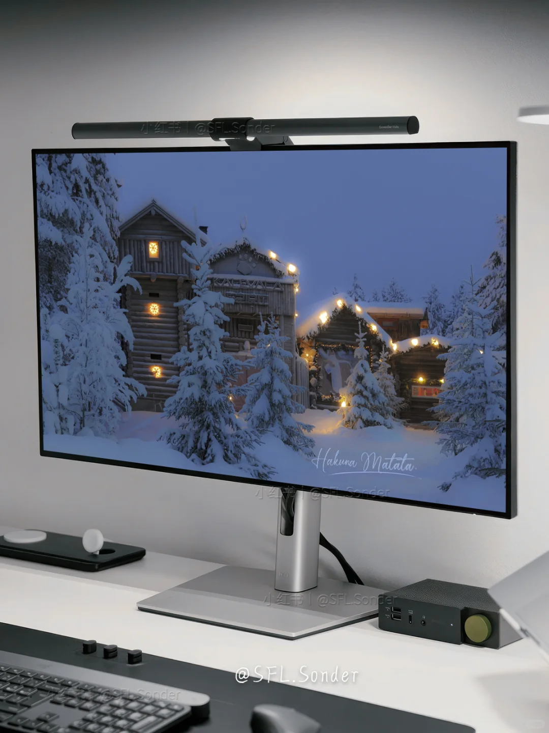 “冬日里的童话小镇.”#电脑壁纸