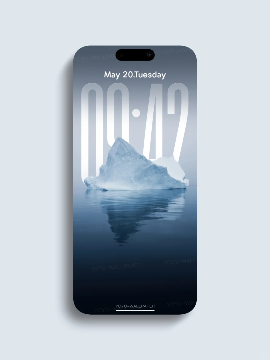 157 | ios适配景深壁纸 | 冰山·倒影