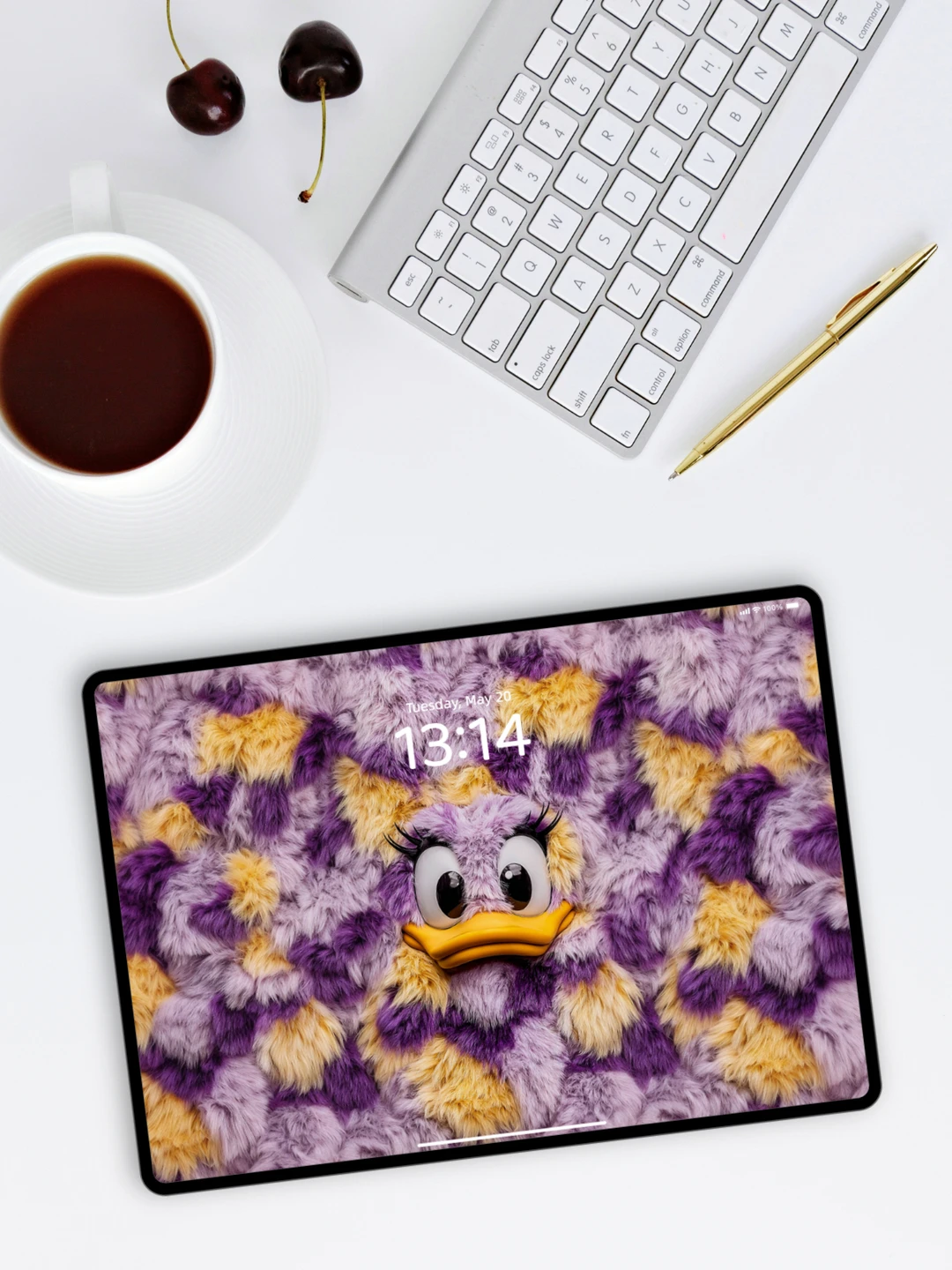 毛绒壁纸 l 甜美小鸭