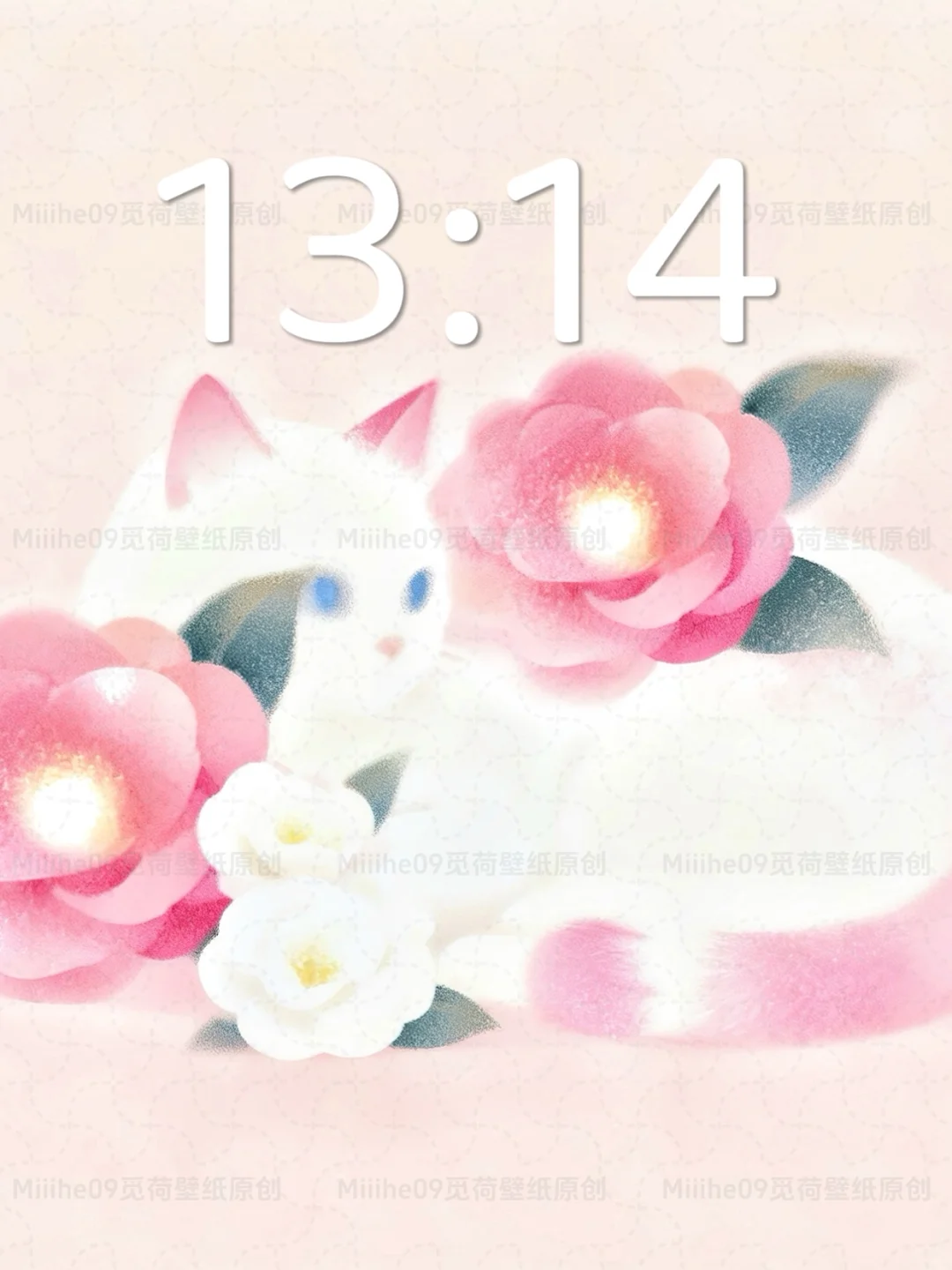 花丛小猫🐈治愈系iPad壁纸🌿