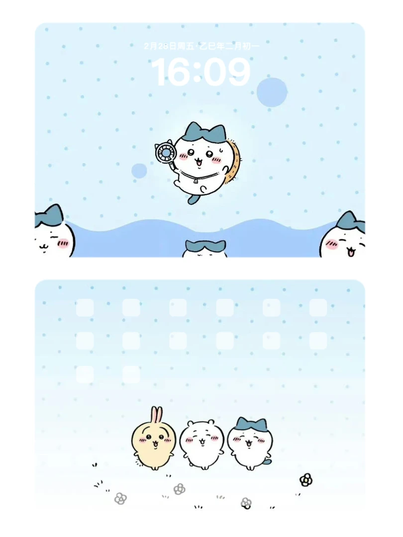 一期可爱 iPad壁纸套图˶ᵒ ᵕ ˂