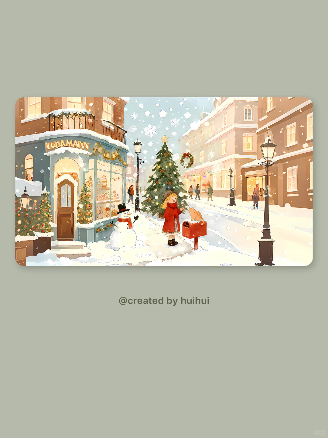 电脑壁纸|圣诞来信 #219