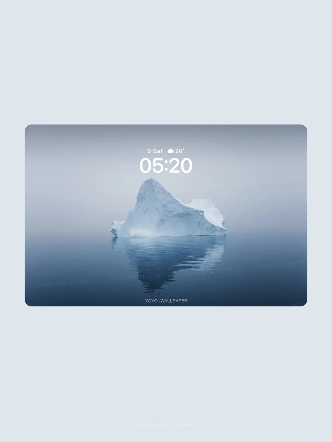 157 | ios适配景深壁纸 | 冰山·倒影