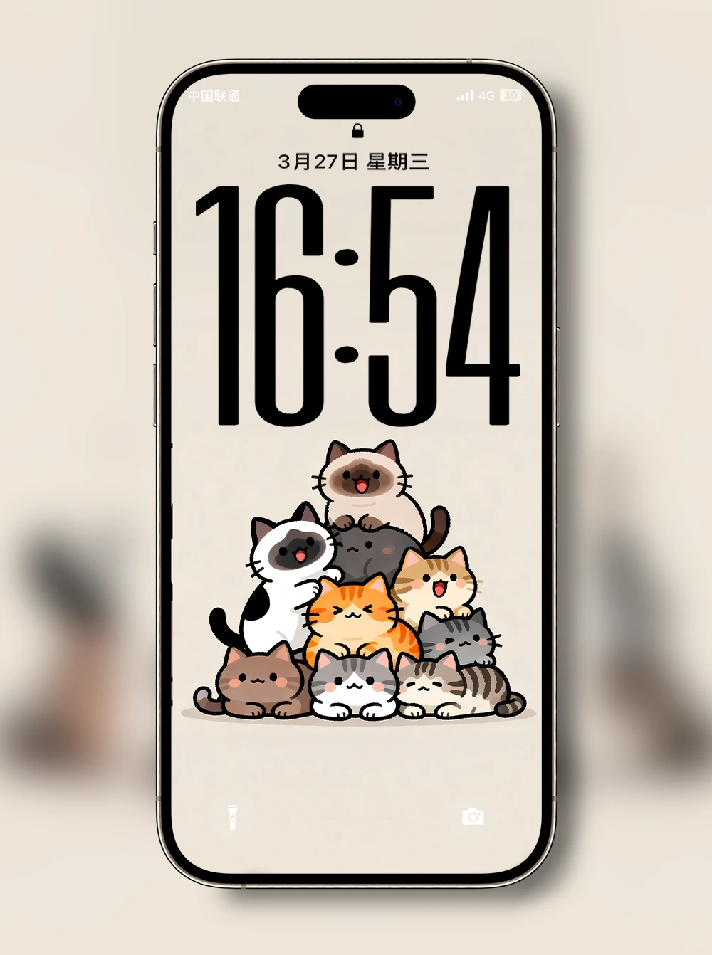 X500-叠猫猫|iPad壁纸|电脑|手机壁纸 4k