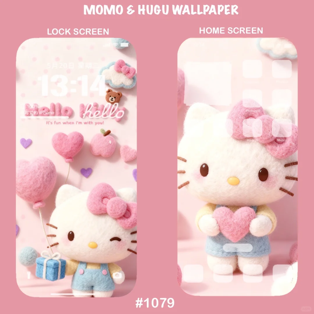 1079# HelloKitty 4K超高清手机壁纸套图