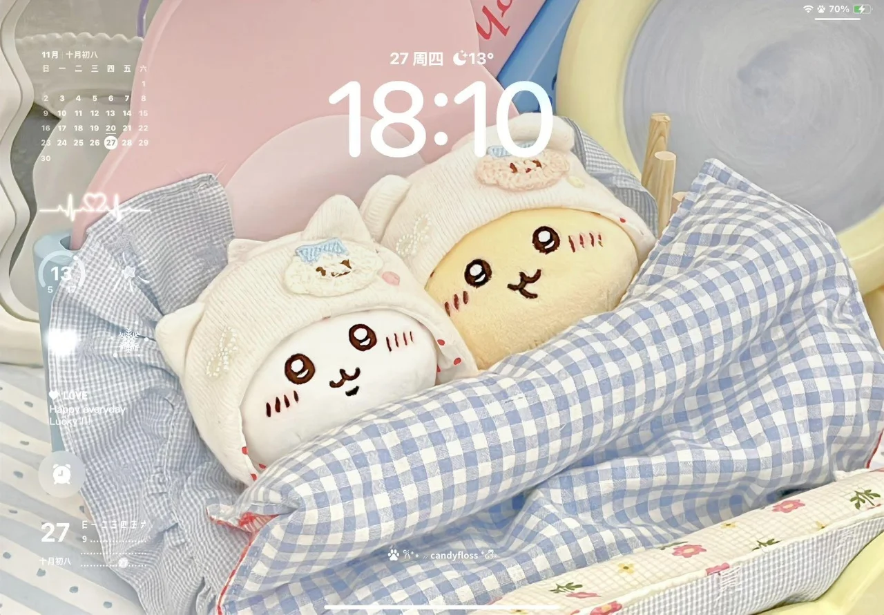 是敲可爱的平板壁纸呀🎀