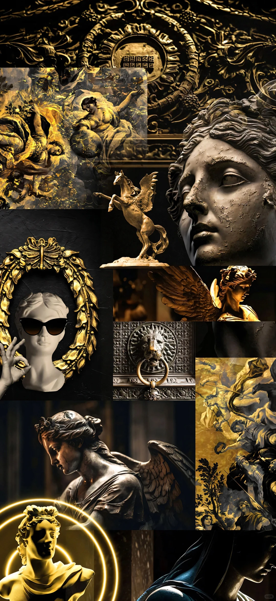 1127*share ｜黑金手机壁纸分享