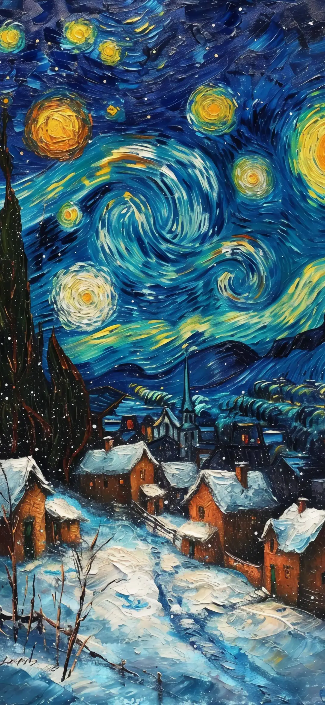 油画风手机高清壁纸