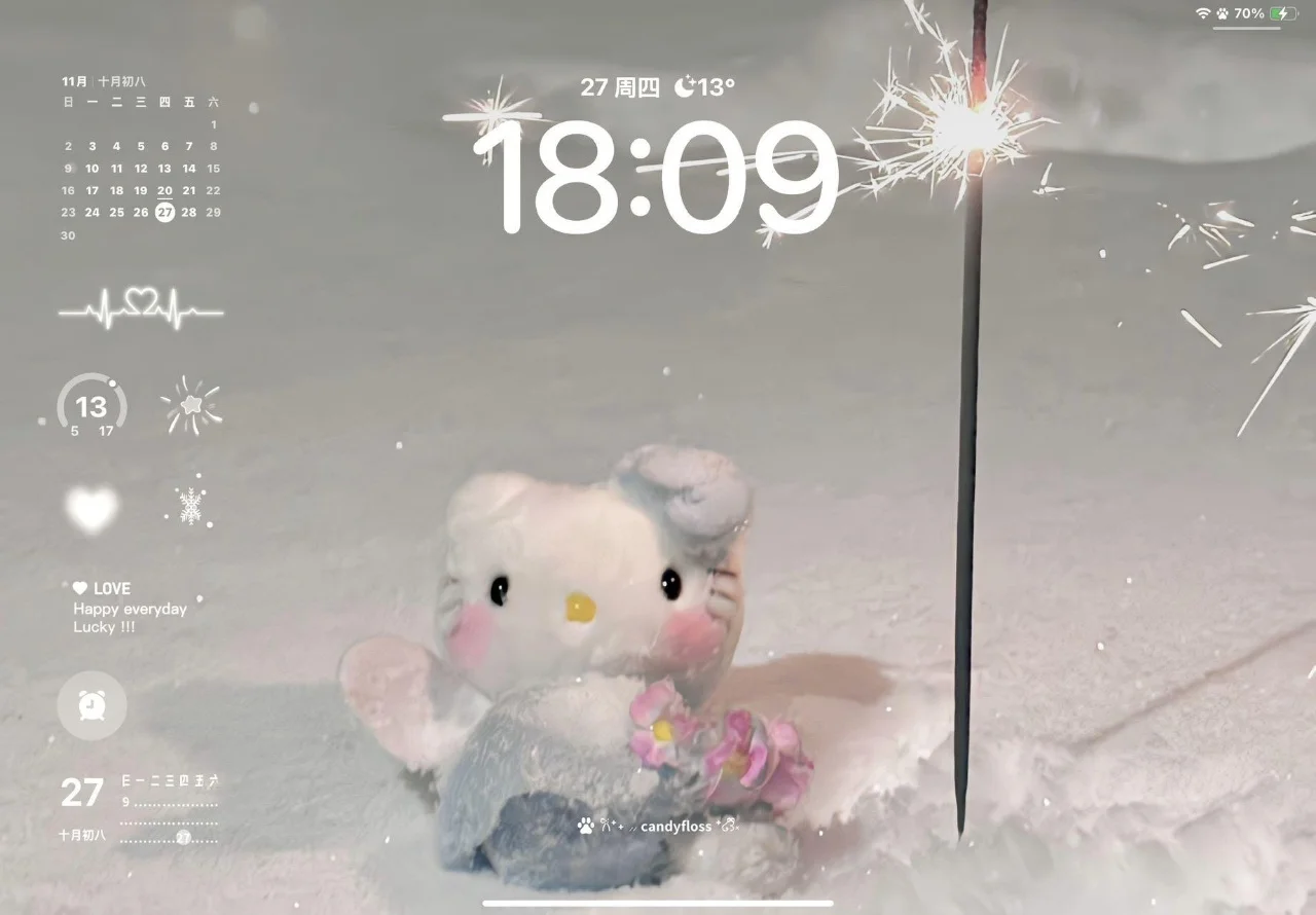 是敲可爱的平板壁纸呀🎀