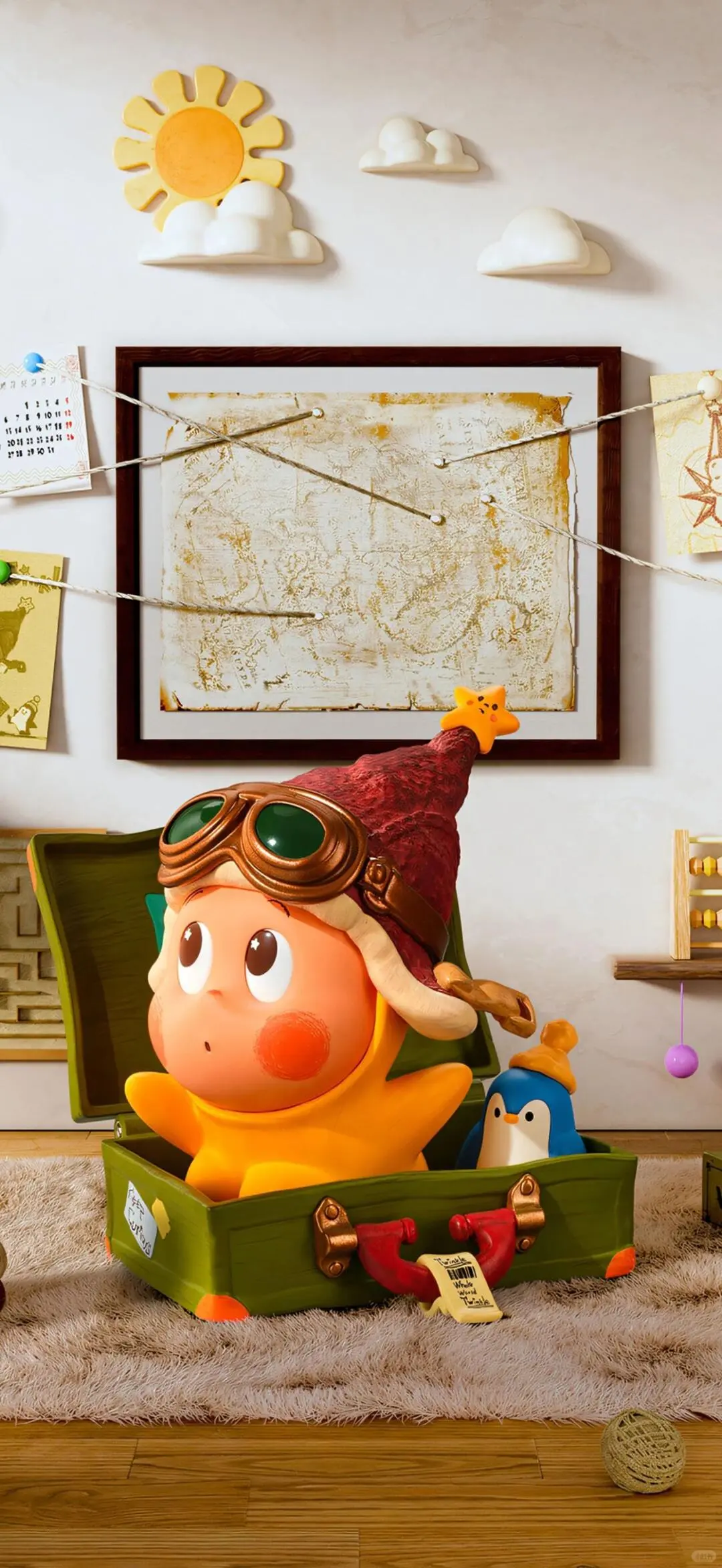 救命！这组星星人壁纸✨锁屏后根本舍不得解锁