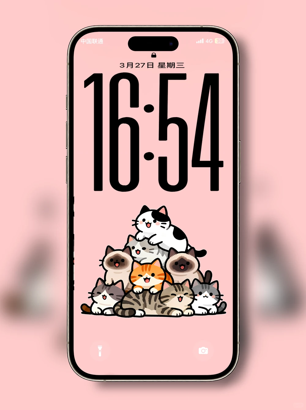 X500-叠猫猫|iPad壁纸|电脑|手机壁纸 4k